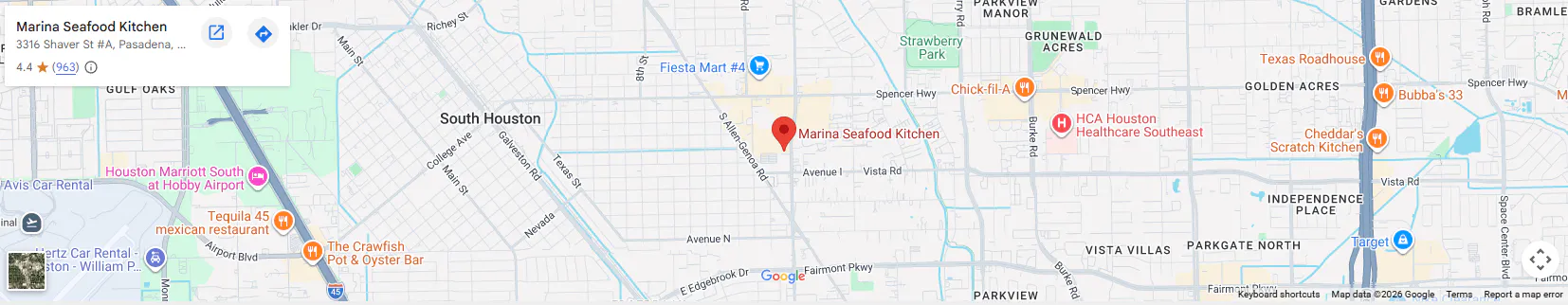 Location 3316 Shaver St #A, Pasadena, TX 77504
